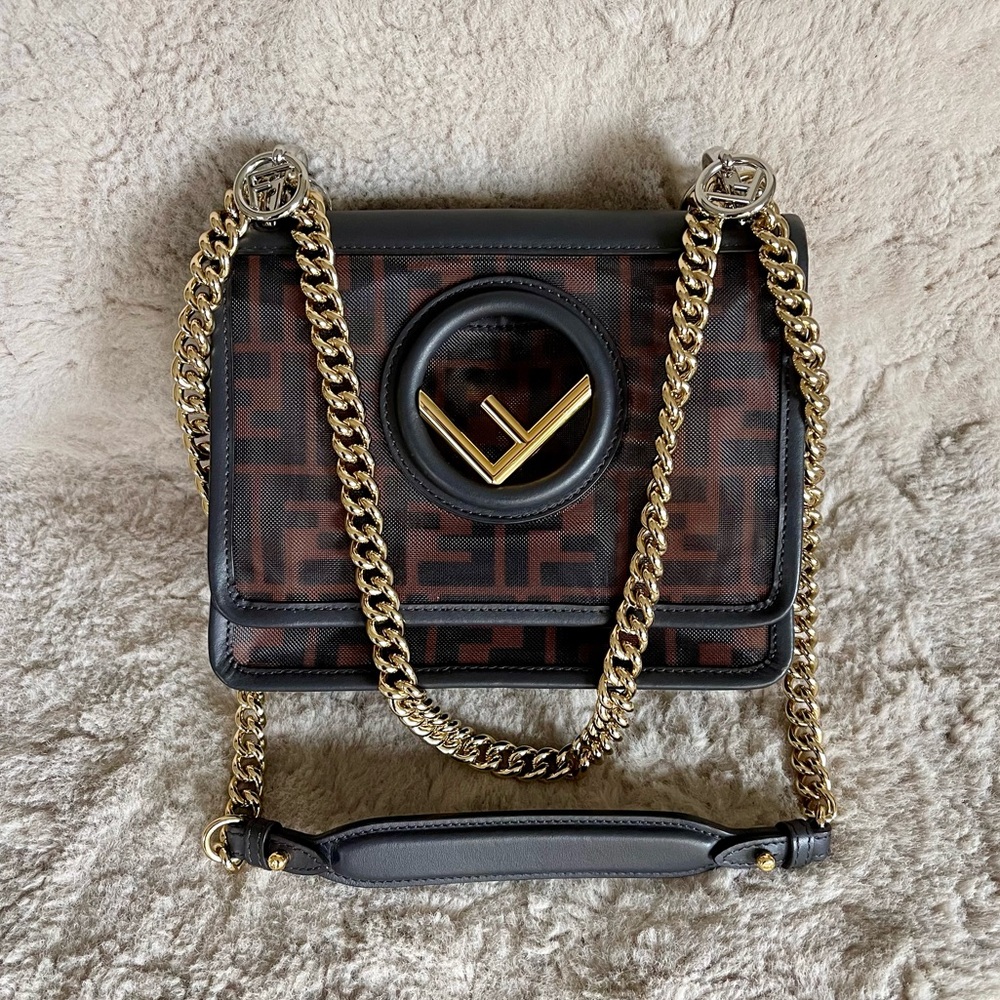 Fendi Zucca Mesh Kan Bag